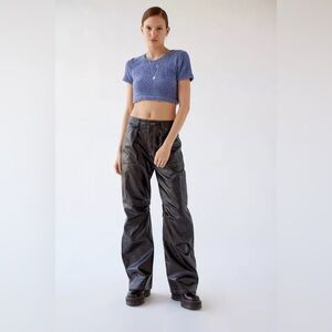 Miami Vice Faux Leather Cargo Pant